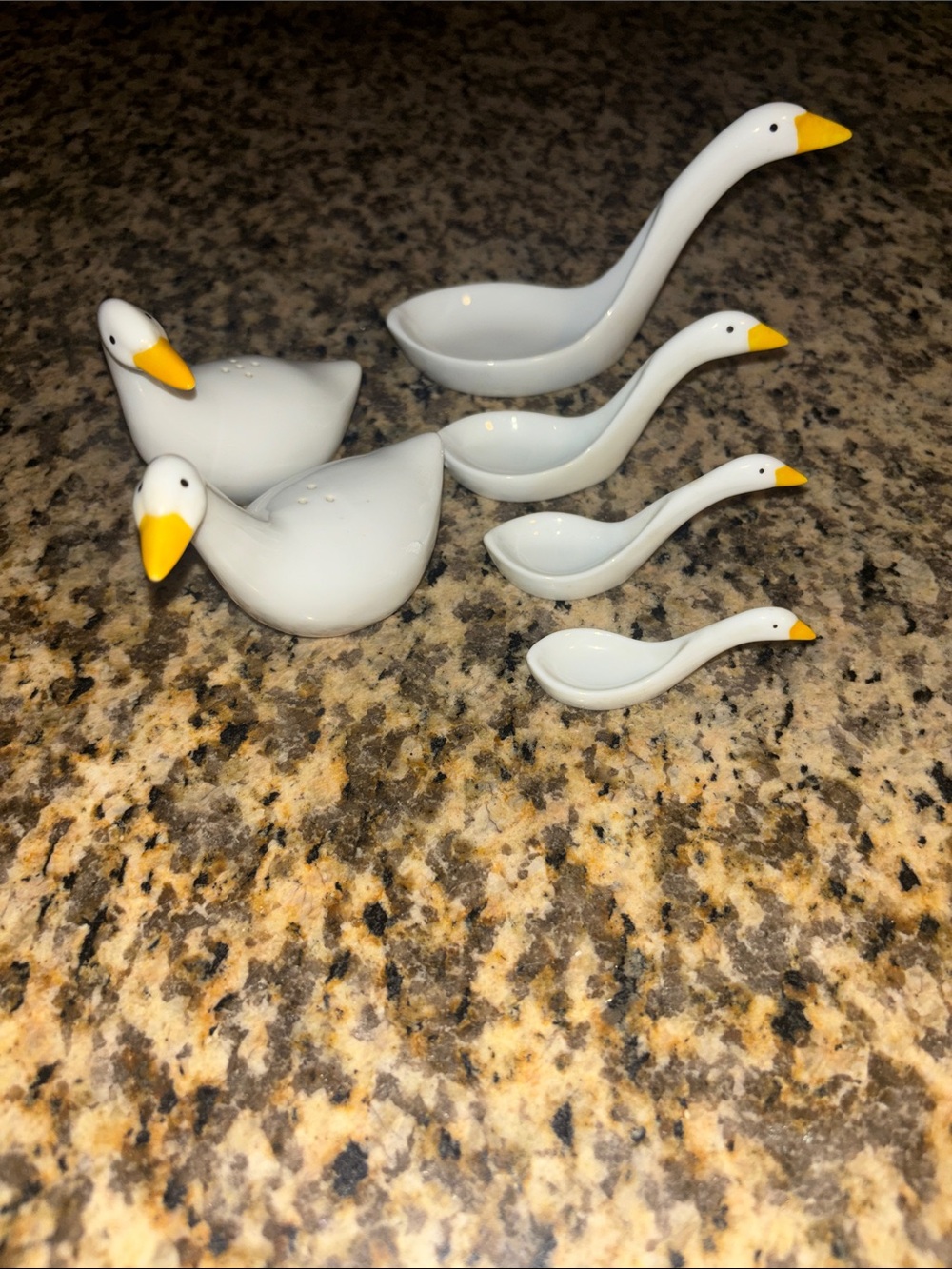 Vintage Avon Goose Set